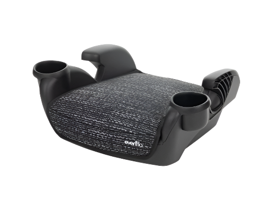 Shop Evenflo GoTime No Back Booster Car Seat, 2025, Static Black at GoodBuy Gear