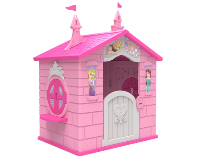 Delta Children Disney Princess Plastic Indoor/Outdoor Playhouse, Pink