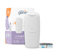 Shop Diaper Genie Compact Pail, White at GoodBuy Gear