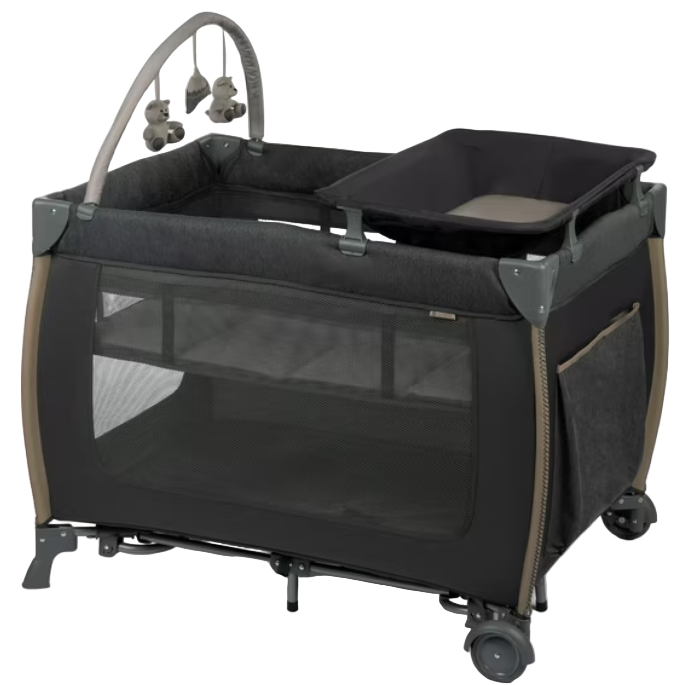 Shop Monbebe Flex Portable Playard, Castle Point, Deluxe at GoodBuy Gear