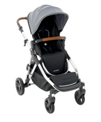 Shop Mockingbird Single to Double 2.0 Stroller, Heather grey, Silver With Penny Leather, 2025, Solid Grey at GoodBuy Gear