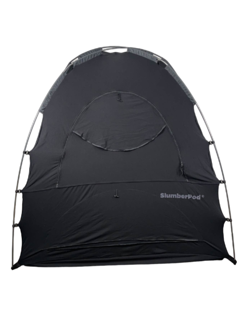 Shop SlumberPod 3.0 Sleep Canopy with Fan, Black with Gray Accents at GoodBuy Gear