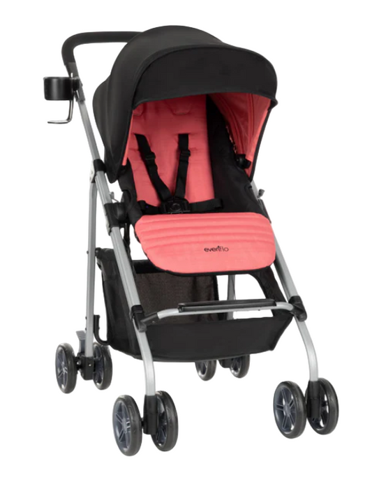 Shop Evenflo Reversi Lightweight Reversible Stroller, 2022, Celestine Coral at GoodBuy Gear