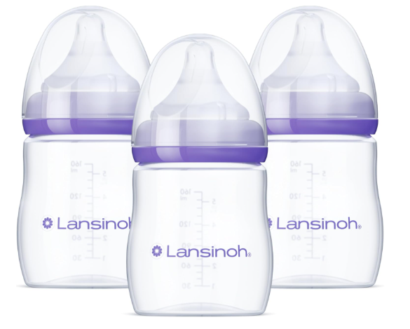 Shop Lansinoh Baby Feeding Bottles, 5oz, 3 Pack at GoodBuy Gear