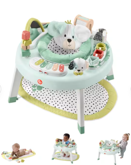 Fisher Price 3-In-1 Snugapuppy Baby Activity Center, Snugapuppy