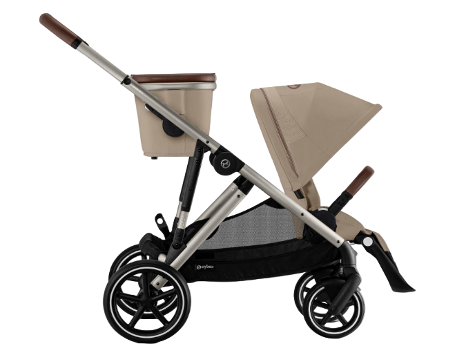 Cybex Gazelle S Modular Stroller, Taupe Frame, 2024, Almond Beige