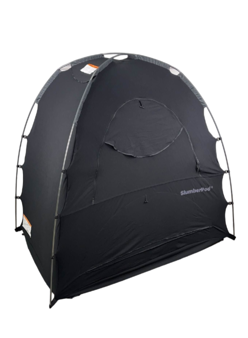 Shop SlumberPod 3.0 Sleep Canopy with Fan, Black with Gray Accents at GoodBuy Gear