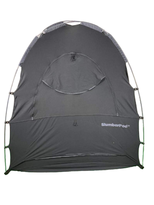 SlumberPod 3.0 Sleep Canopy, Black with Gray Accents