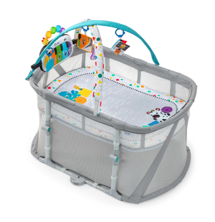 Shop Baby Einstein Kick & Snooze 3-in-1 Foldable Playard, Grey at GoodBuy Gear