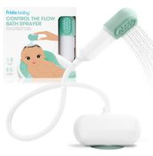 Shop FridaBaby Control The Flow Bathtub Sprayer Attachment, White/Green at GoodBuy Gear