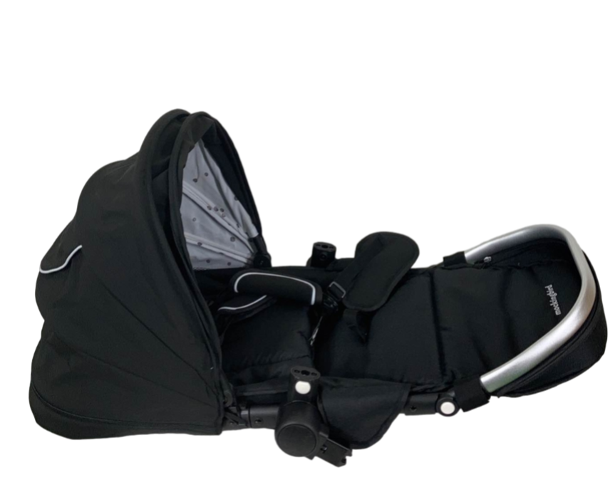 Mockingbird 2nd Seat Kit 2.0, Black, No Bumper Bar, Watercolor Drops