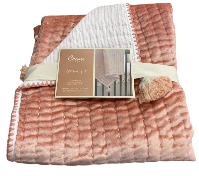 Crane Baby Quilted Blanket, Parker Quilted