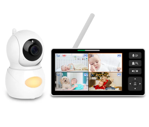Hello Baby HB6082L Video Monitor, 5.5" 720P HD