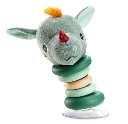 Lilliputiens Suction Cup Rattle, Joe the Dragon