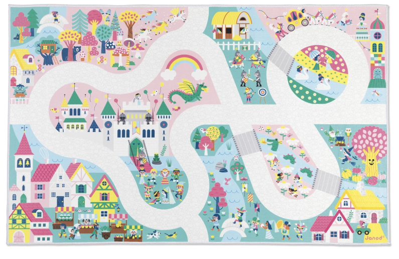 Janod Cross Roads Playmat, Enchanted Kingdom