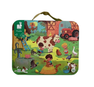 Shop Janod A Day at The Farm 24 Piece Puzzle at GoodBuy Gear