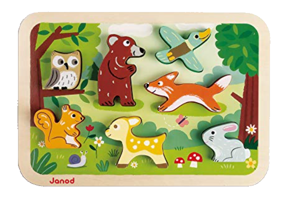 Janod Chunky Puzzle, Forest