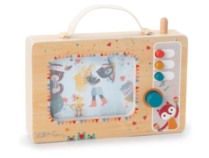 Lilliputiens My First Animated Music Box, Wooden