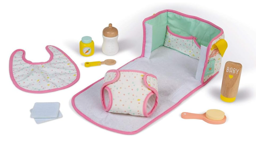 Janod Nursery Changing Set, 10 piece set