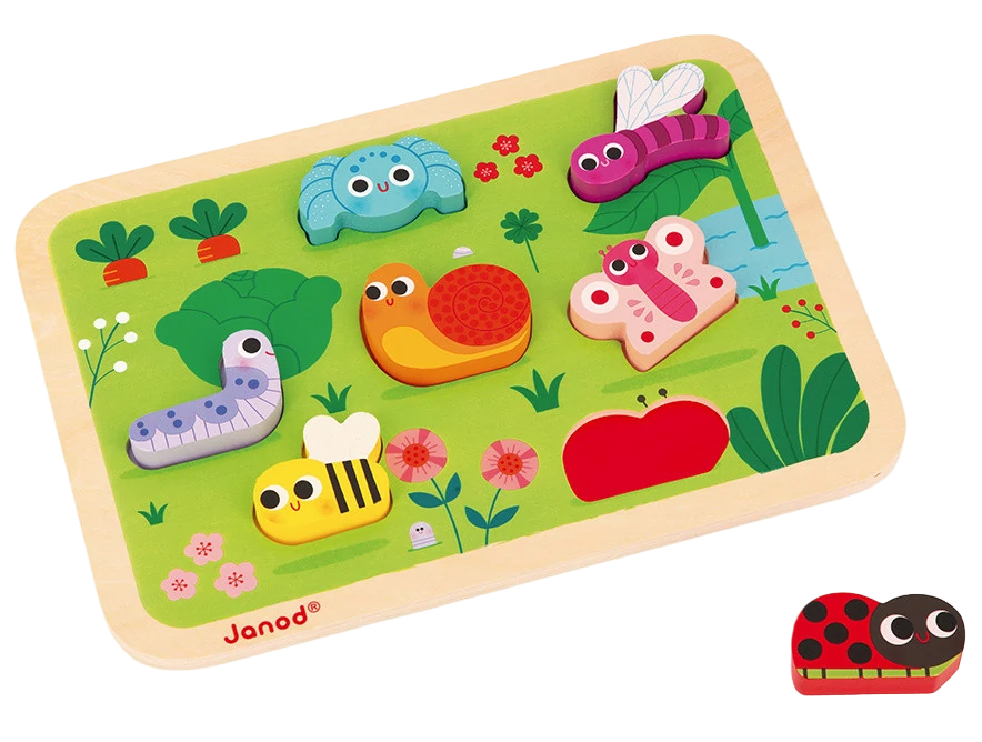 Janod Chunky Puzzle, Garden