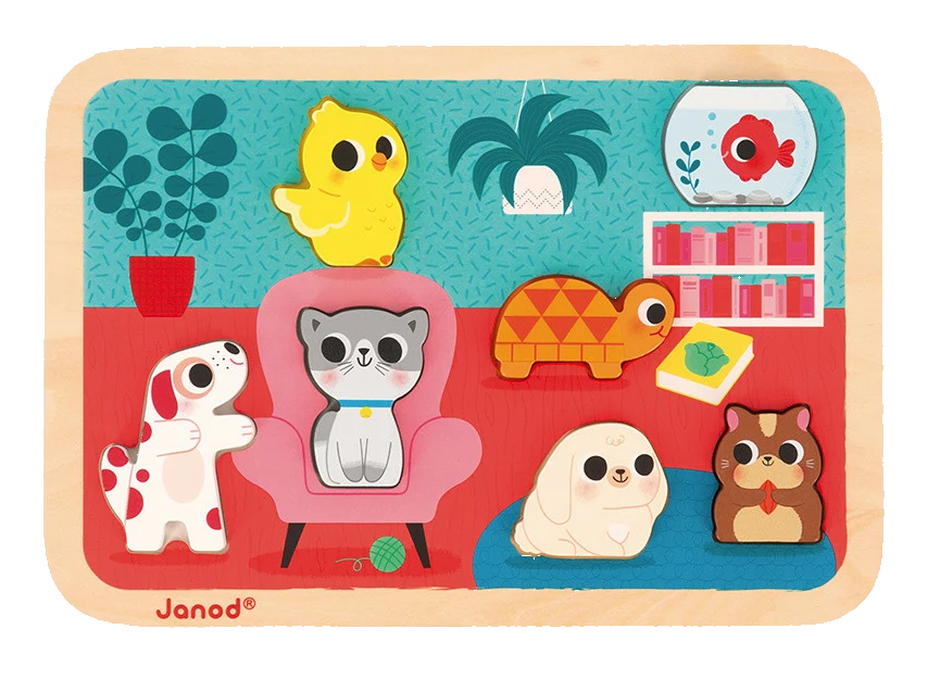 Janod Chunky Puzzle, Pets