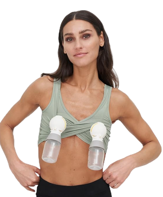 Larken The Larken X Nursing Bra, Small, Sage, Single