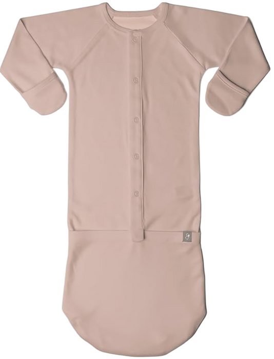 Goumikids 24 Hour Convertible Gown, 0-3 Months, Rose
