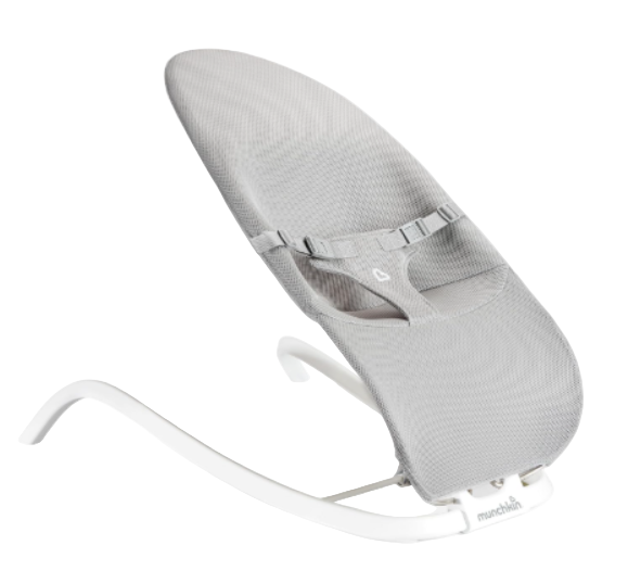 Munchkin Spring Baby Bouncer and Rocker Seat, Grey