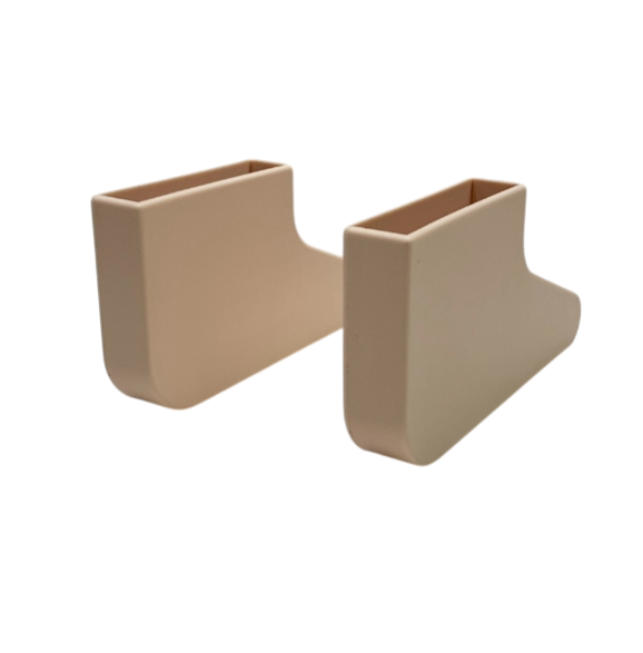 Piccalio Foldable Helper Tower Grip Slippers, Natural