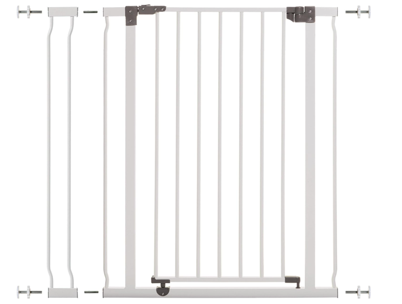 Dreambaby Liberty Extra Tall 29.5-36.5" Auto Close Metal Baby Gate, White, Model L768