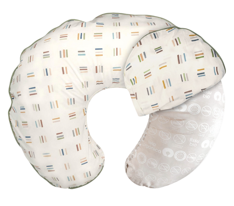 Boppy Nursing and Infant Support Pillow with Extra Cover, Bare Naked, Swatchcard