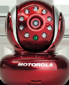 Motorola Blink1 Wi-Fi Video Camera for Remote Viewing, Red