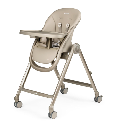 Peg Perego Living Folding & Reclining High Chair, Space sand