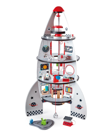 Hape Four-Stage Rocket Ship, Wooden