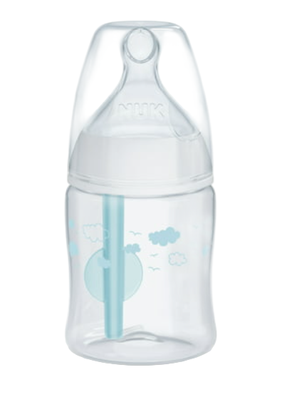 NUK Smooth Flow Anti-Colic Bottle, 5oz, Blue Clouds