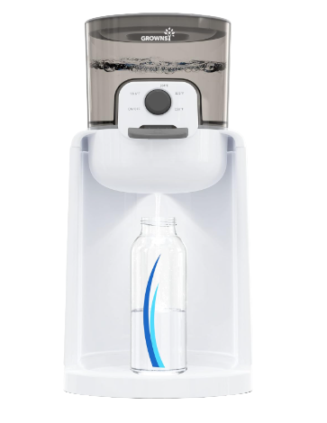 Grownsy Instant Baby Bottle Warmer with Night Light, White