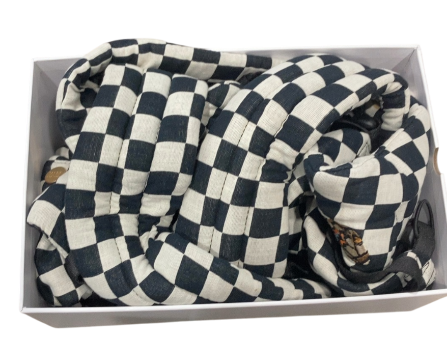 Mabē The Monarch Carrier, Ebony Check