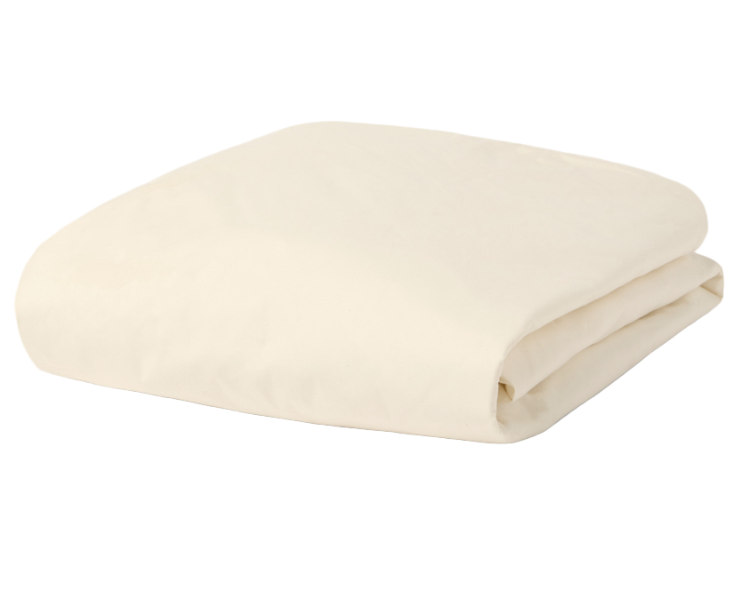 Soundly Organic Waterproof Crib Mattress Pad, White