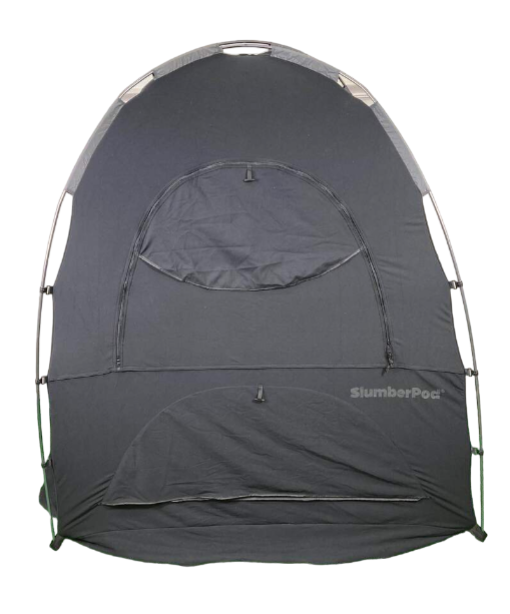 SlumberPod 3.0 Sleep Canopy, Black with Gray Accents