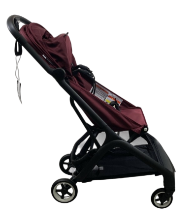 Bugaboo Butterfly Stroller, 2024, Black, Dark Cherry, Dark Cherry