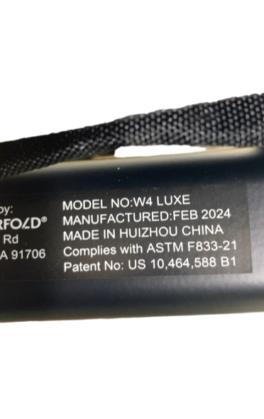 Wonderfold W4 Luxe Quad Stroller Wagon, 2024, Volcanic Black