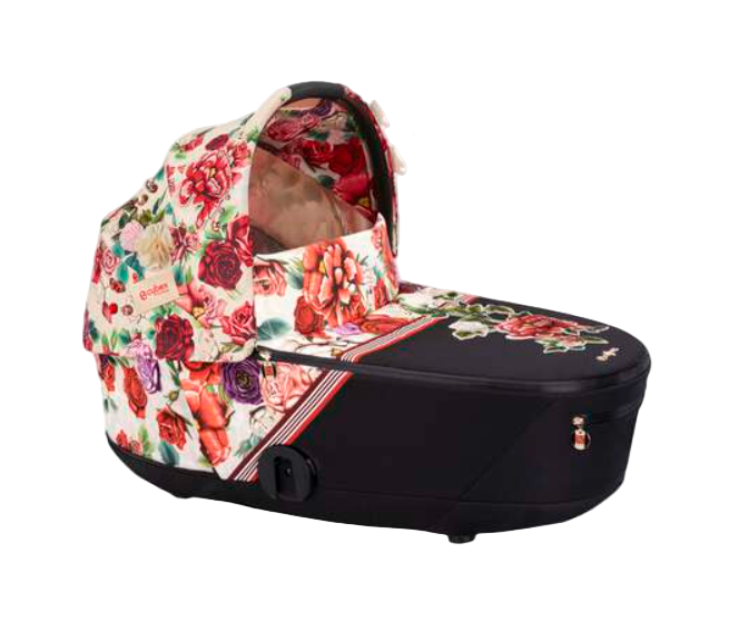 Cybex MIOS LUX Carry Cot, Light Spring Blossom