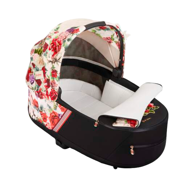 Cybex MIOS LUX Carry Cot, Light Spring Blossom