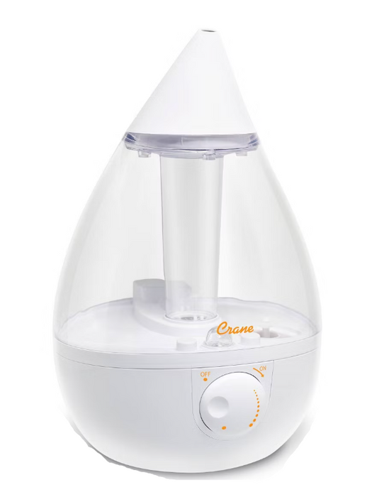 Crane Ultrasonic Cool Mist Humidifier, Clear