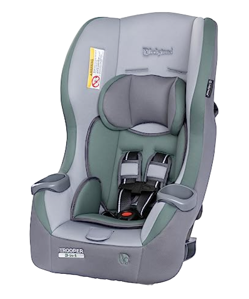 Baby Trend Trooper 3-in-1 Convertible Car Seat, Dash Sage