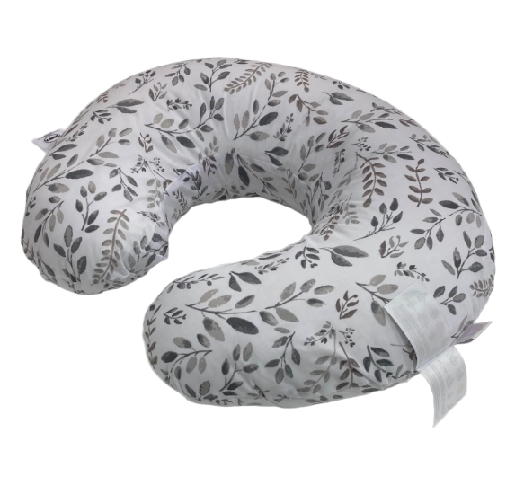 Boppy Nursing and Infant Support Pillow, Grey Taupe Leaves