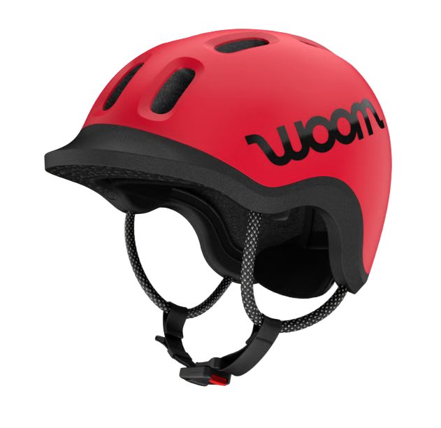 Woom Ready Kids Helmet, Without Light, Woom Red, XSmall