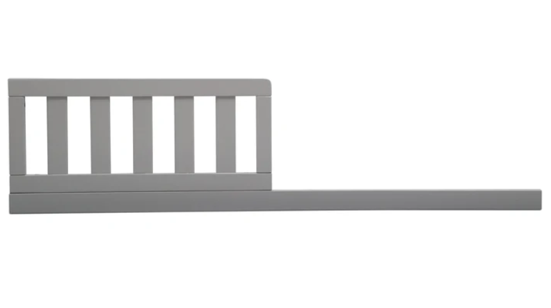 Delta Children Toddler Bed Guard Rail Kit, Grey