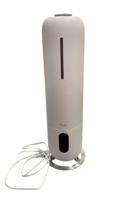 Crane 2 Gal. Ultrasonic Cool Mist Tower Humidifier with Germicidal UV-A Light, White