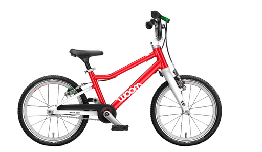Shop Woom GO 3 Bike "16, Base Model, Woom Red at GoodBuy Gear